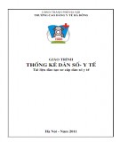 Giáo trình Thống kê dân số - Y tế (tài liệu đào tạo sơ cấp dân số y tế): Phần 2