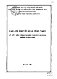 Tài liệu chuyển giao công nghệ: Lò đốt rác công nghiệp theo chương trình KC03.DA02