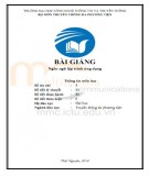 Bài giảng Ngôn ngữ lập trình ứng dụng: Phần 2 – ĐH CNTT&TT