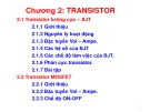 Bài giảng Kỹ thuật điện: Chương 2 - Transistor