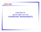 Bài giảng Quản trị Logistics: Chương 4 - TS. Hà Minh Hiếu