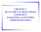 Bài giảng Quản trị Logistics: Chương 5 - TS. Hà Minh Hiếu