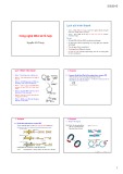 Bài giảng Công nghệ DNA tái tổ hợp