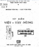 Từ điển thông dụng của Việt - Tày - Nùng: Phần 2