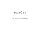 Bài giảng Đại số B2: Chương 2 - TS. Nguyễn Viết Đông