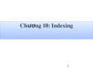 Bài giảng Hệ quản trị cơ sở dữ liệu - Chương 10: Indexing