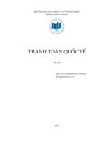 Thanh toán quốc tế - ĐH Kinh tế TP.HCM