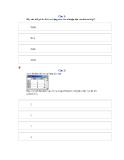 30 câu hỏi ôn thi về Origin