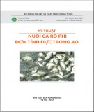 Hướng dẫn nuôi cá rô phi đơn tính đực trong ao