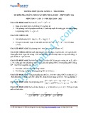 Đề kiểm tra chất lượng các môn thi đại học THPT quốc gia lần 1 môn: Toán - Trường THPT Quảng Xương 1, Thanh Hóa (Năm học 2014-2015)