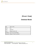 Project name: Database Model