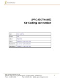 Project name: C# Coding convention