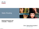 Lecture Routing Protocols and Concepts - Chapter 2: Static Routing