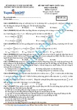 Đề thi thử THPT Quốc gia đợi I năm 2015 môn: Vật Lý - Mã đề 132