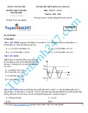 Đề thi thử THPT Quốc gia đợi I năm 2015 môn Vật lý (năm học 2014-2015) - Mã đề 539