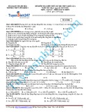 Đề kiểm tra kiến thức kì thi THPT Quốc gia năm 2015 môn Vật lý - Mã đề 886