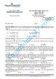 Đề thi thử THPT Quốc gia lần 1 năm 2015 môn Vật lý - Mã đề 132 (Trường THPT Cù Huy Cận)