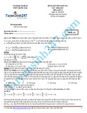 Đề thi thử THPT Quốc gia đợt 1 năm 2015 môn Vật lý - Mã đề 134 (Trường THPT chuyên Vinh)