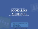 bài giảng fac marketing: lookalike audience