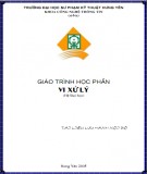 Giáo trình học phần Vi xử lý (hệ đại học): Phần 1