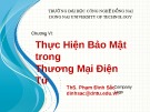 Bài giảng Thương mại điện tử: Chương 6 - ThS. Phạm Đình Sắc