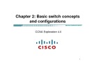 Lecture CCNA Exploration 4.0 (Kỳ 3) - Chapter 2: Basic switch concepts and configurations