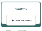 Bài giảng Hệ điều hành Linux - Chương 4: Lập trình trên Linux