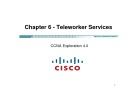 Lecture CCNA Exploration 4.0 (Kỳ 4) - Chapter 6: Teleworker services