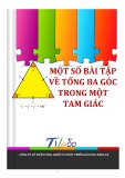 Bài tập về tổng ba góc trong một tam giác