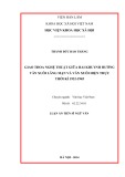 Luận án Tiến sĩ Ngữ văn: Giao thoa nghệ thuật giữa hai khuynh hướng văn xuôi lãng mạn và văn xuôi hiện thực thời kỳ 1932-1945