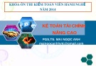 Bài giảng Kế toán tài chính nâng cao - PGS.TS. Mai Ngọc Anh