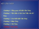 Bài giảng Kết cấu thép 1 - Chương 5: Dàn thép