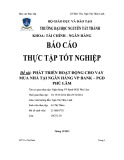 Báo cáo thực tập tốt nghiệp: Phát triển hoạt động cho vay mua nhà tại Ngân hàng VP Bank, phòng giao dịch Phú Lâm