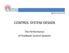 Lecture Control system design: The performance of feedback control systems - Nguyễn Công Phương