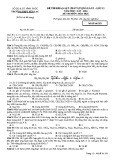 Đề thi thử THPT Quốc gia năm 2016 môn Hóa lần 2 - THPT Yên Lạc (Mã đề 352)