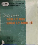 Giáo trình Tâm lý học quản lý kinh tế: Phần 2