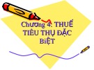 Bài giảng Chương 4: Thuế tiêu thụ đặc biệt