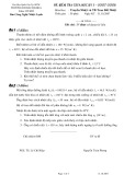 Đề thi kiểm tra giữa kì I môn Truyền nhiệt và thiết bị trao đổi nhiệt (năm 2007-2008): Trường ĐH Bách Khoa