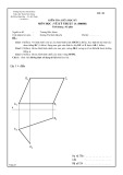 Kiểm tra giữa kỳ môn học Vẽ kỹ thuật 1A: Đề số 02