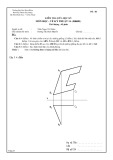 Kiểm tra giữa kỳ môn học Vẽ kỹ thuật 1A: Đề số 03