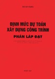 Định mức dự toán xây dựng công trình: Phần Lắp đặt