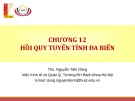 Bài giảng Thống kê ứng dụng trong kinh doanh: Chương 12 - ThS. Nguyễn Tiến Dũng
