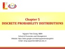 Lectures Applied statistics for business: Chapter 5 - ThS. Nguyễn Tiến Dũng