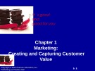 Lecture Principles of Marketing - Chapter 1: Marketing: Creating and capturing customer value