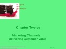 Lecture Principles of Marketing - Chapter 12: Marketing channels: Delivering customer value