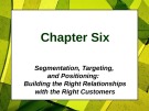 Lecture Principles of Marketing - Chapter 6: Segmentation, targeting, and positioning