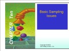 Lecture Marketing research - Chapter 10: Basic sampling issues