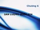 Bài giảng Kinh tế học - Chương 6: Sản lượng quốc gia