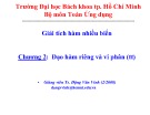 Bài giảng Giải tích hàm nhiều biến: Chương 2 - TS. Đặng Văn Vinh (P2)