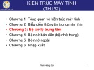 Bài giảng Kiến trúc máy tính: Chương 3 - Phạm Hoàng Sơn